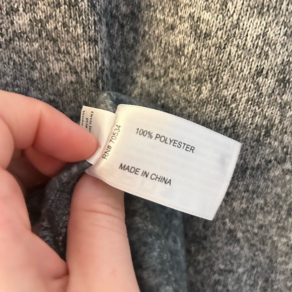 Mens Orvis Sweater Fleece Vest Grey Full Zip Outdoors Size XL - Picture 8 of 8